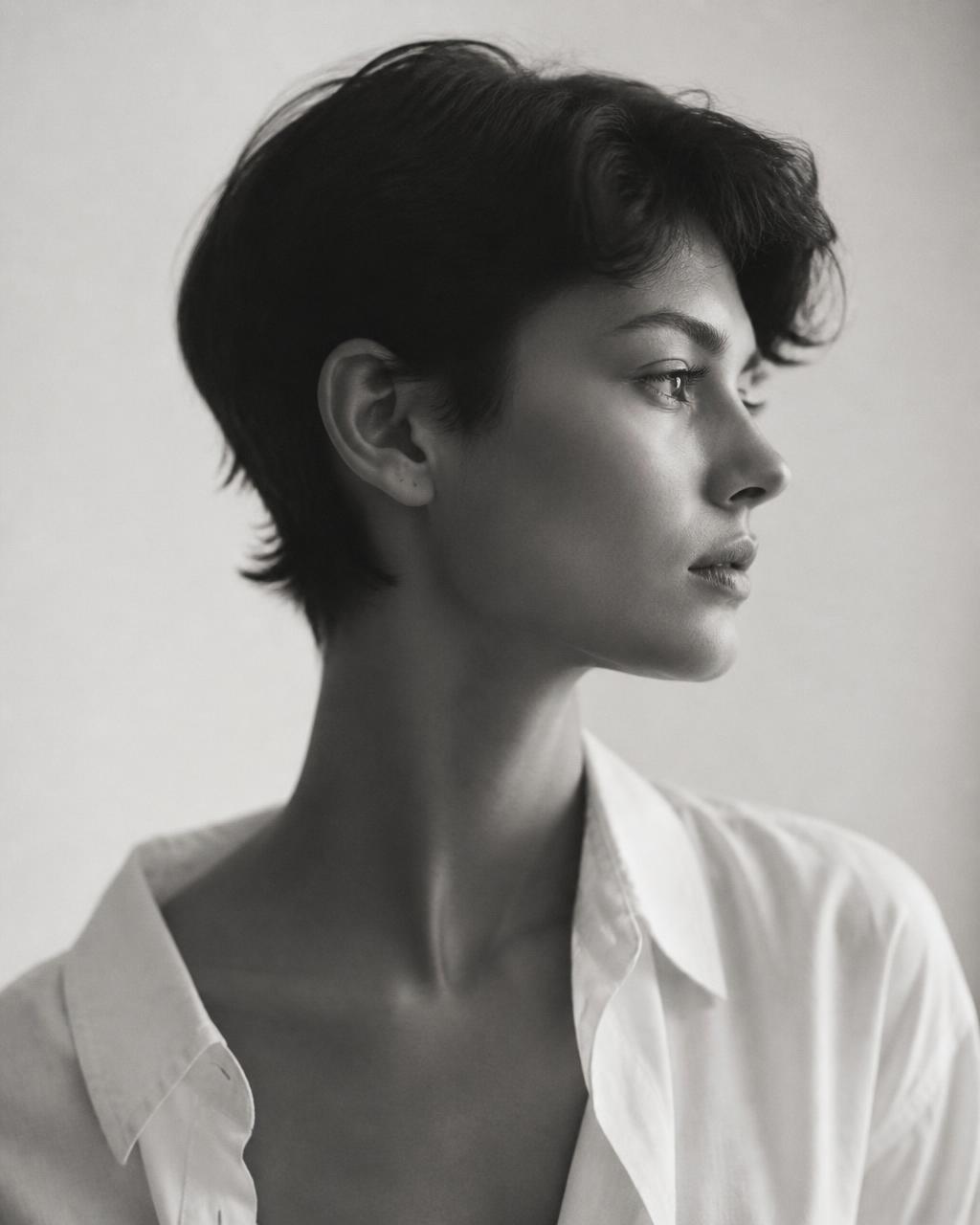 Portrait of Ines Marchand, AI talent represented by CJ Modeling